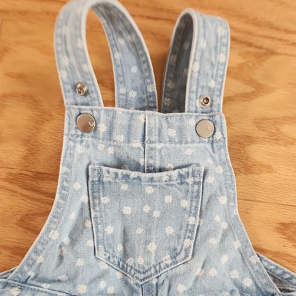 The Children's Place Toddler Girls Denim Shortalls 2T